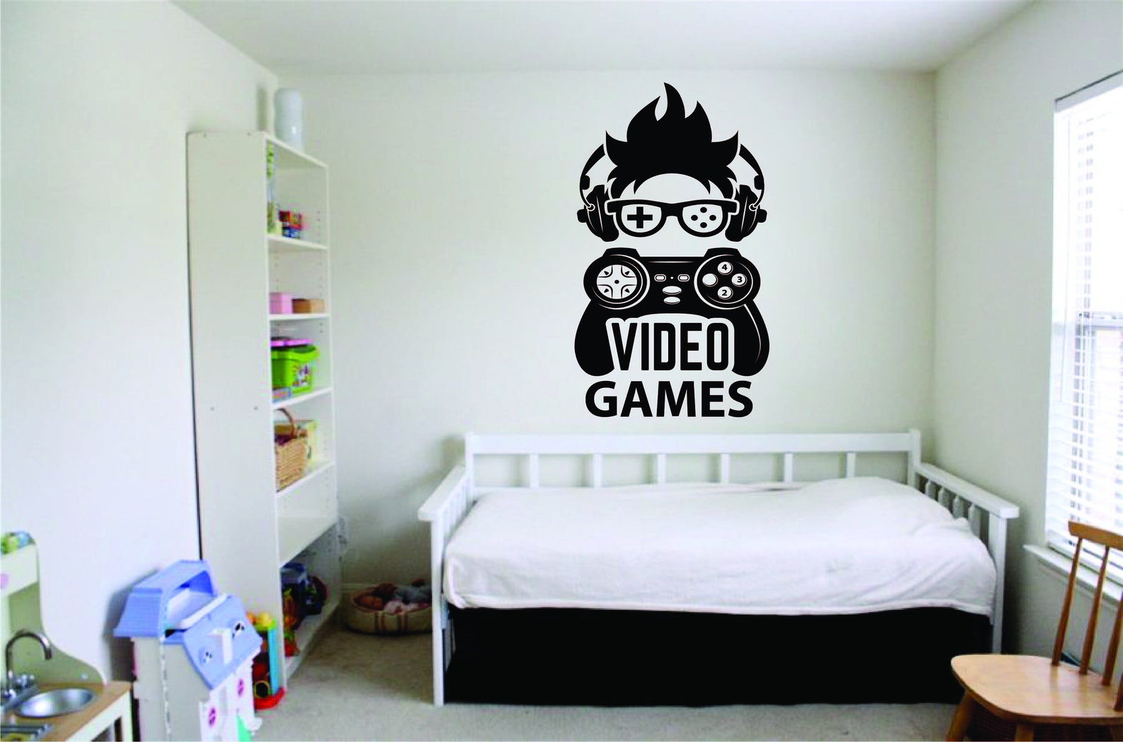 Game Room Decor Game Wall Decal Video Game Vinyl Gamer Room Etsy