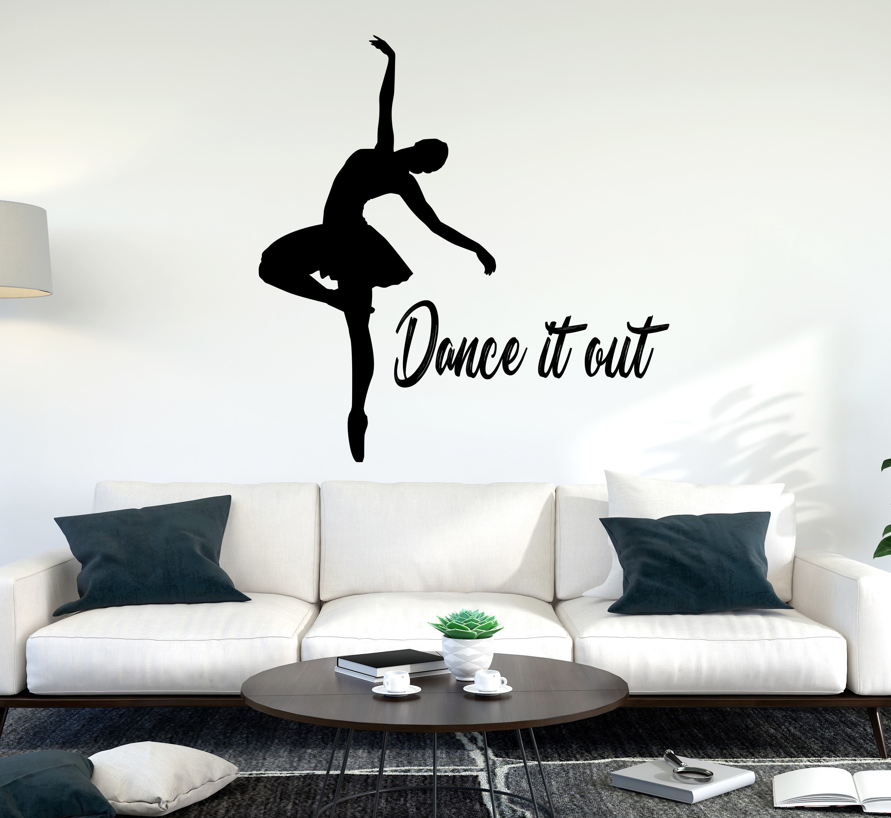 Stickers adhésifs de chaussons de danse classique pour filles