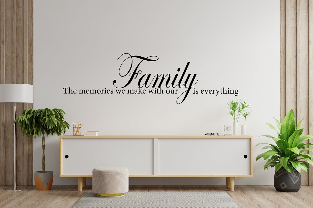 Family Wall Decal Love My Home Wall Art Family Love Wall Decal Family ...