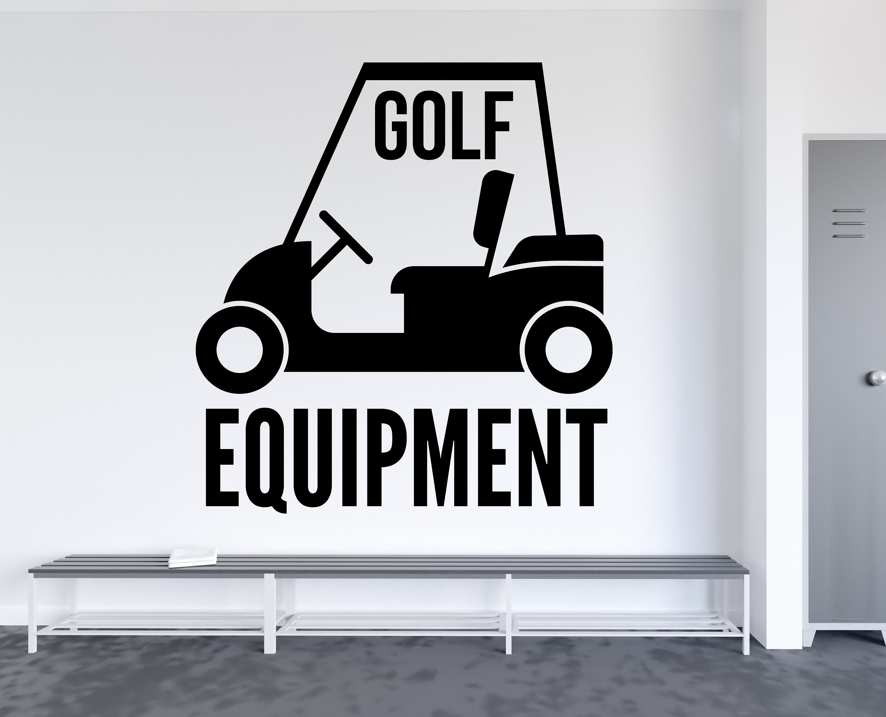 Golf Boot Sticker Golf Decal Vinyl Decal Golf Sticker Sport Wallstickers Golf Game Decal ...