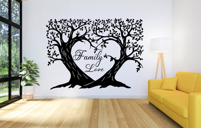 Family Wall Decal Love My Home Wall Art Family Love Wall Decal Family ...