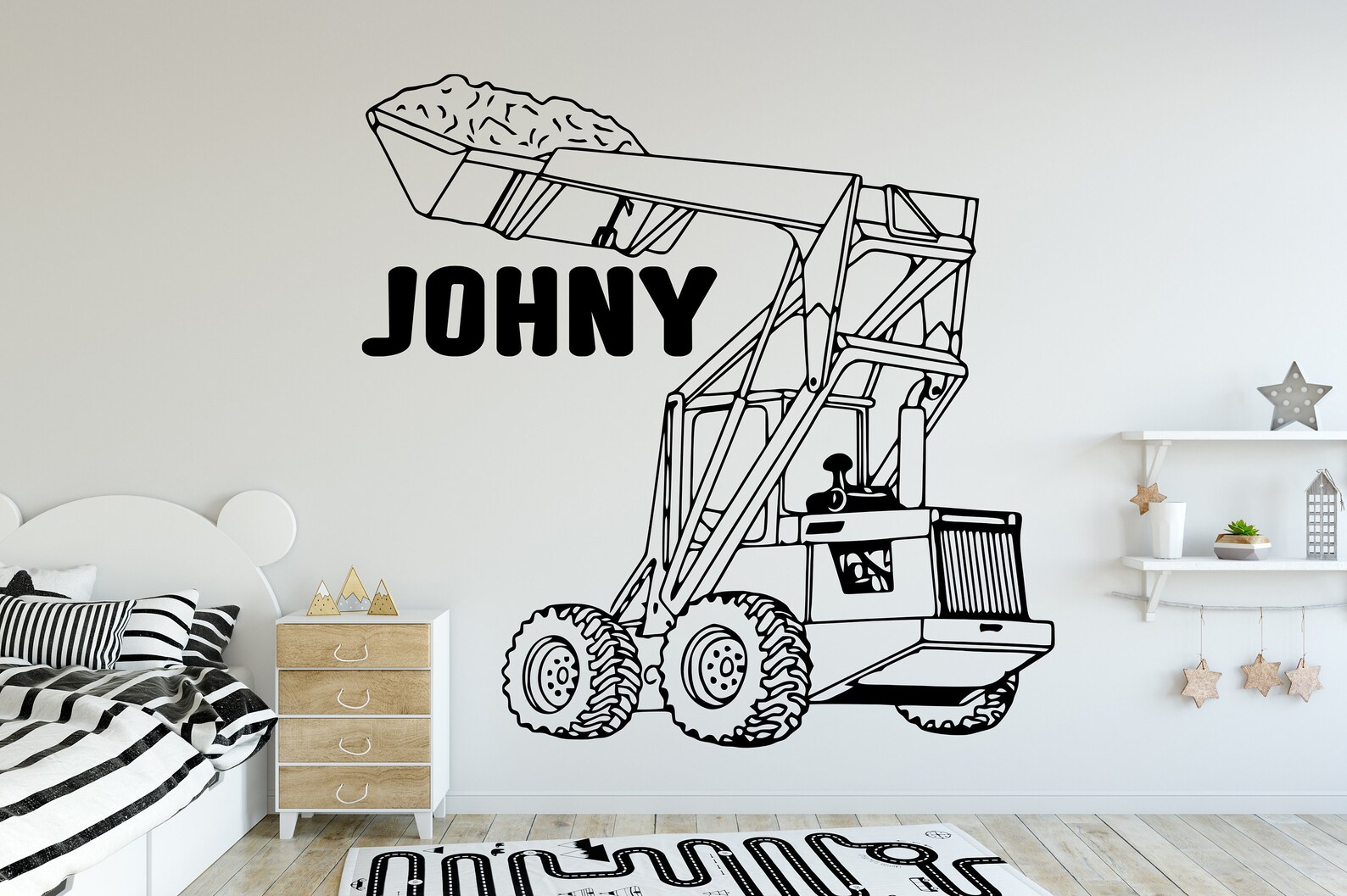 Construction Set Vinyl Wall Decals Kids Wall Sticker Wall Etsy UK
