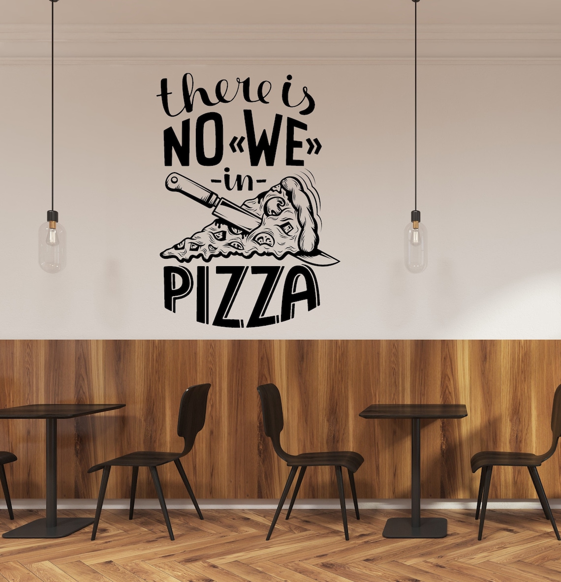 Pizza Wall Decal Pizzeria Wall Sticker Pizza Wall Sticker Food Etsy UK