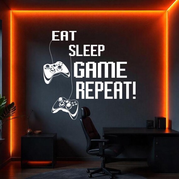 Poster - Eat sleep game repeat