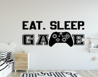 Gaming decal • Video game sticker • Game controller decal • Gamer wall art • Retro gaming decal Console decal • Gift decal Game room GRM0011