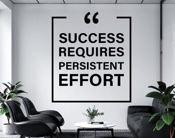 Motivational Quote Wall Decal,Office Wall Decal,Office Wall Art,Office Wall Decor,Office Wall Sticker,Vinyl Letter,Window Sticker OFI0008