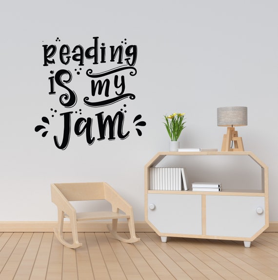 Book Wall Decal Book Wall Sticker Reading Book Decal Book Wall Sticker Vinyl Letter Book Quotes Decal Reading Decal Vinyl Letter RE0038