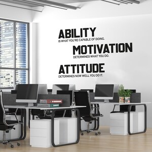 Office Wall Decal,office Decal, Office Wall Art,office Decor,typography ...