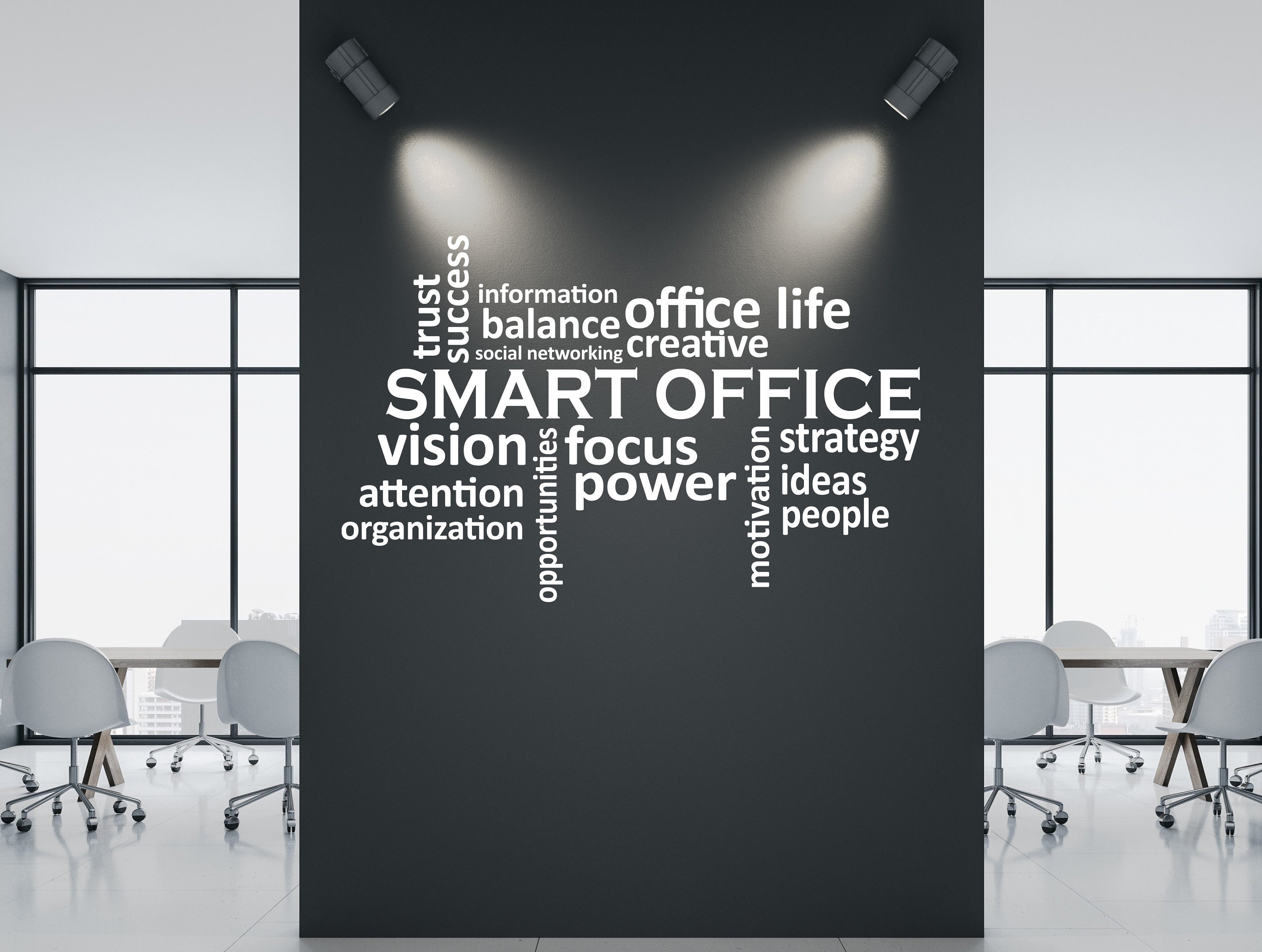 Office Wall Decalteamwork Decal Office Wall Artoffice Etsy UK