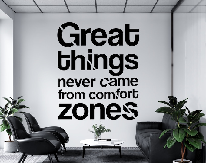 Motivational Office Wall Decal,office Wall Decal,office Wall Art,office ...