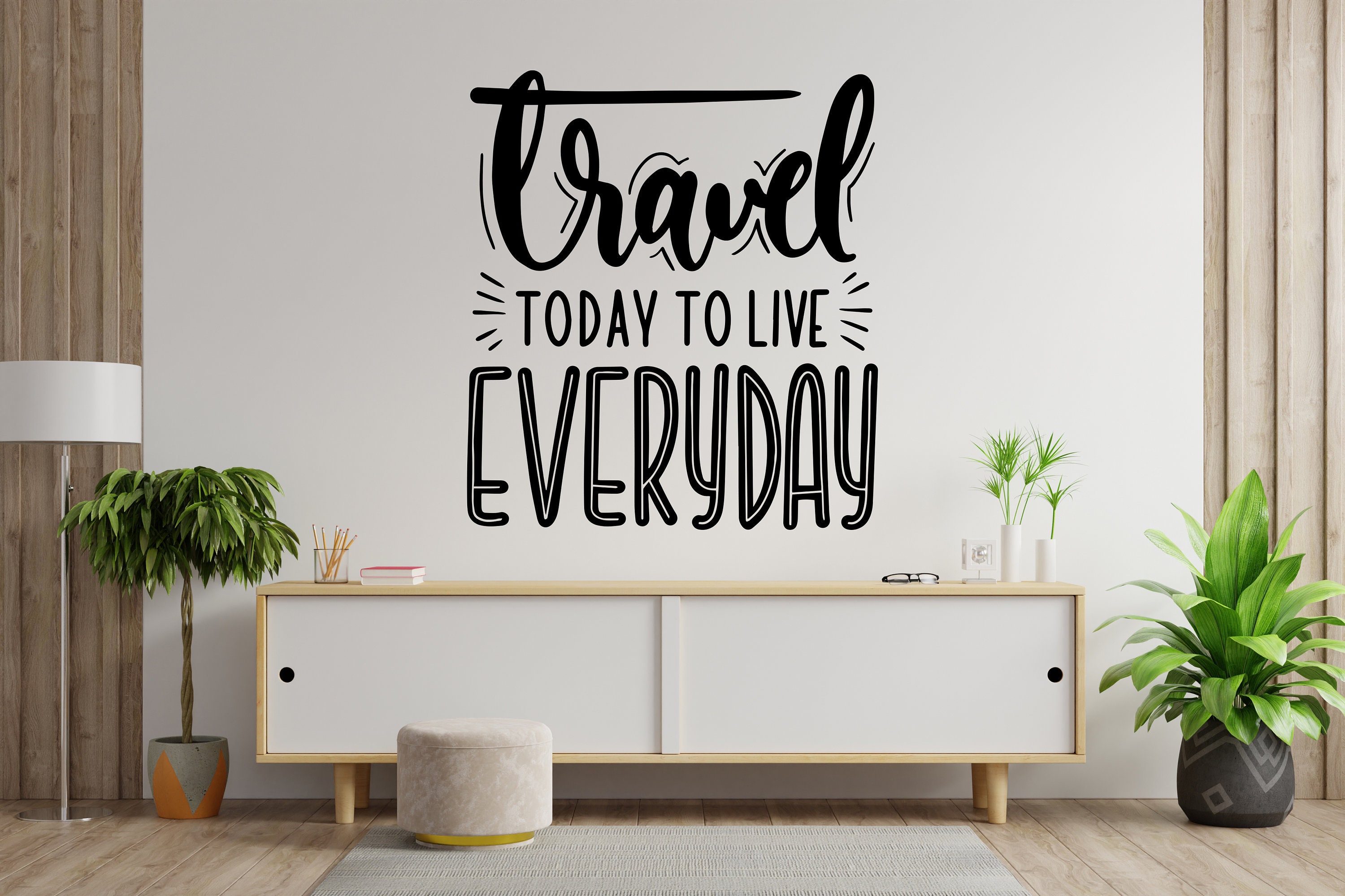 Travel Wall Decal Quotes Wall Decal Exploring Wall Art Travel Etsy UK
