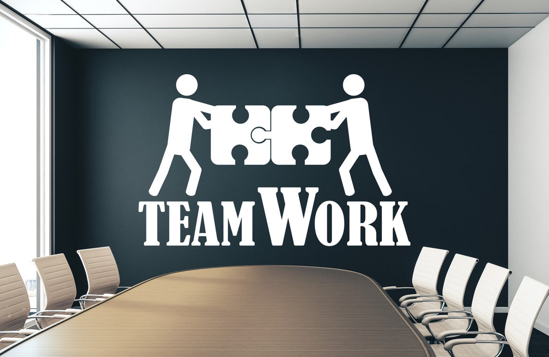 Office Wall Decal,teamwork Decal, Office Wall Art,office Decor,teamwork ...