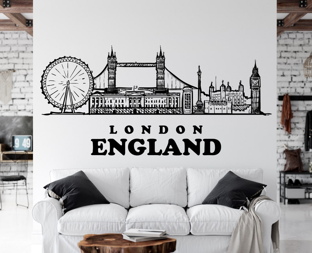 London Wall Decal City Wall Decal Explore Wall Decal Town Wall Decal
