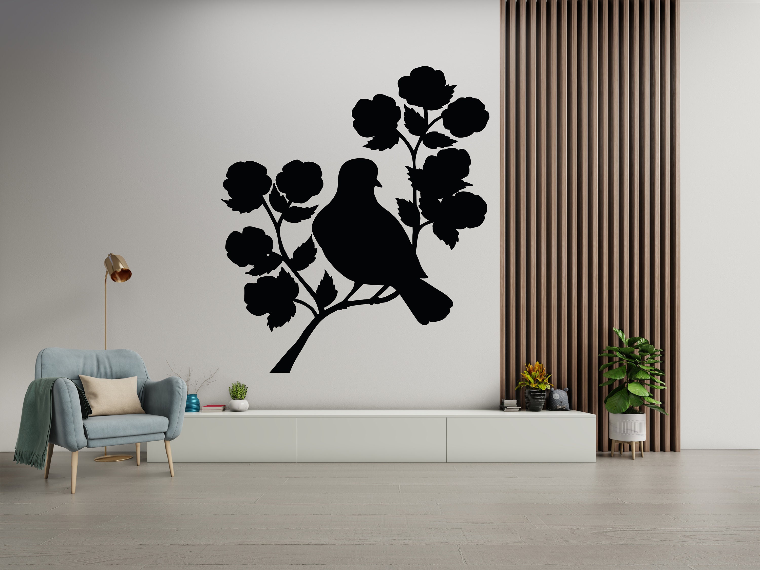 Bird Wall Decal Bird Wall Art Beautiful Birds Bird Wall | Etsy