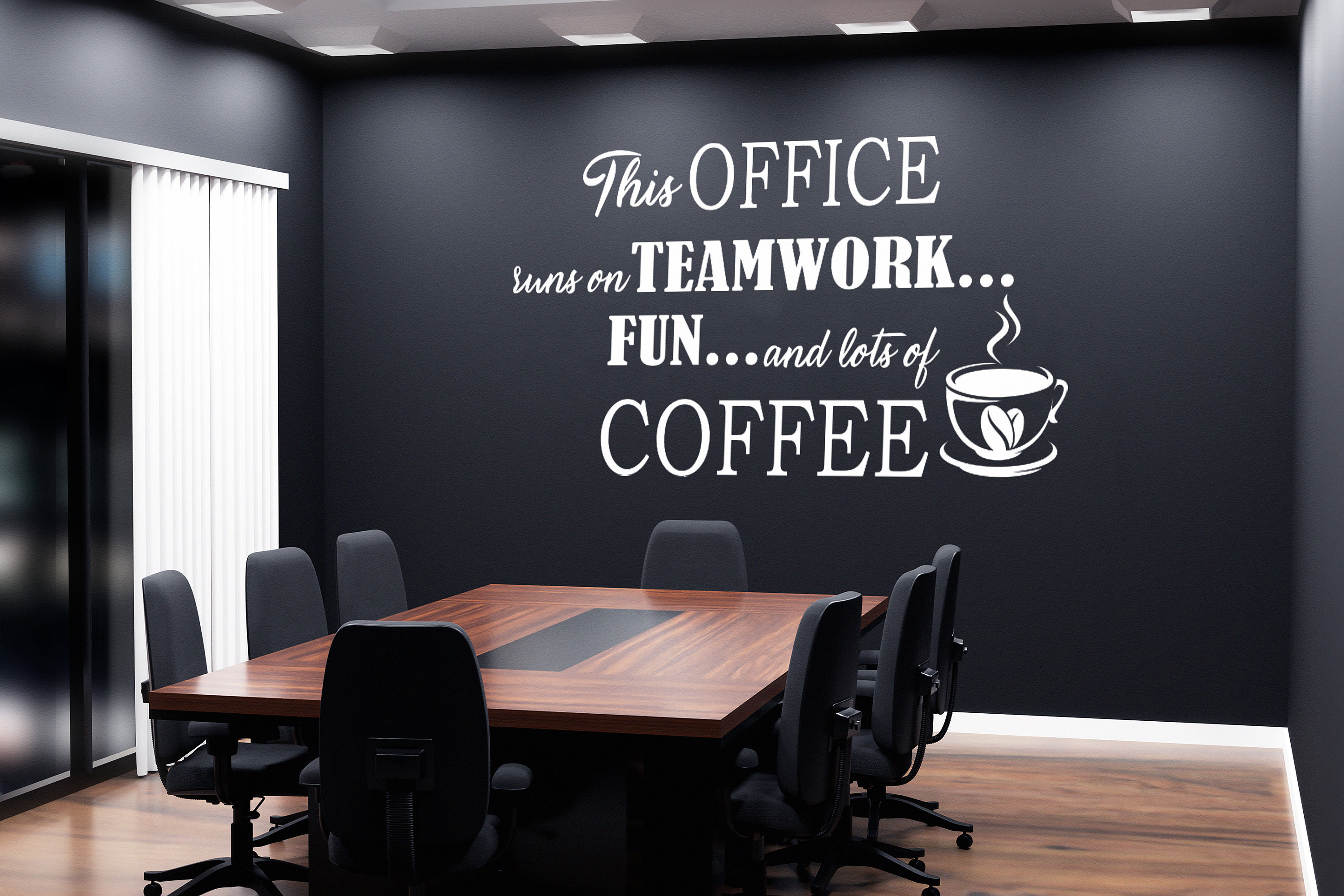Office Wall Decal,teamwork Decal, Office Wall Art,office Decor,teamwork ...