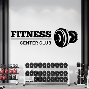 Calcomanía de pared de gimnasio, calcomanía de pared de gimnasio, arte de pared de gimnasio, calcomanía de pared de gimnasio, decoración de pared de gimnasio, letras de vinilo, calcomanía de ventana, calcomanía de pared de fitness GY0001