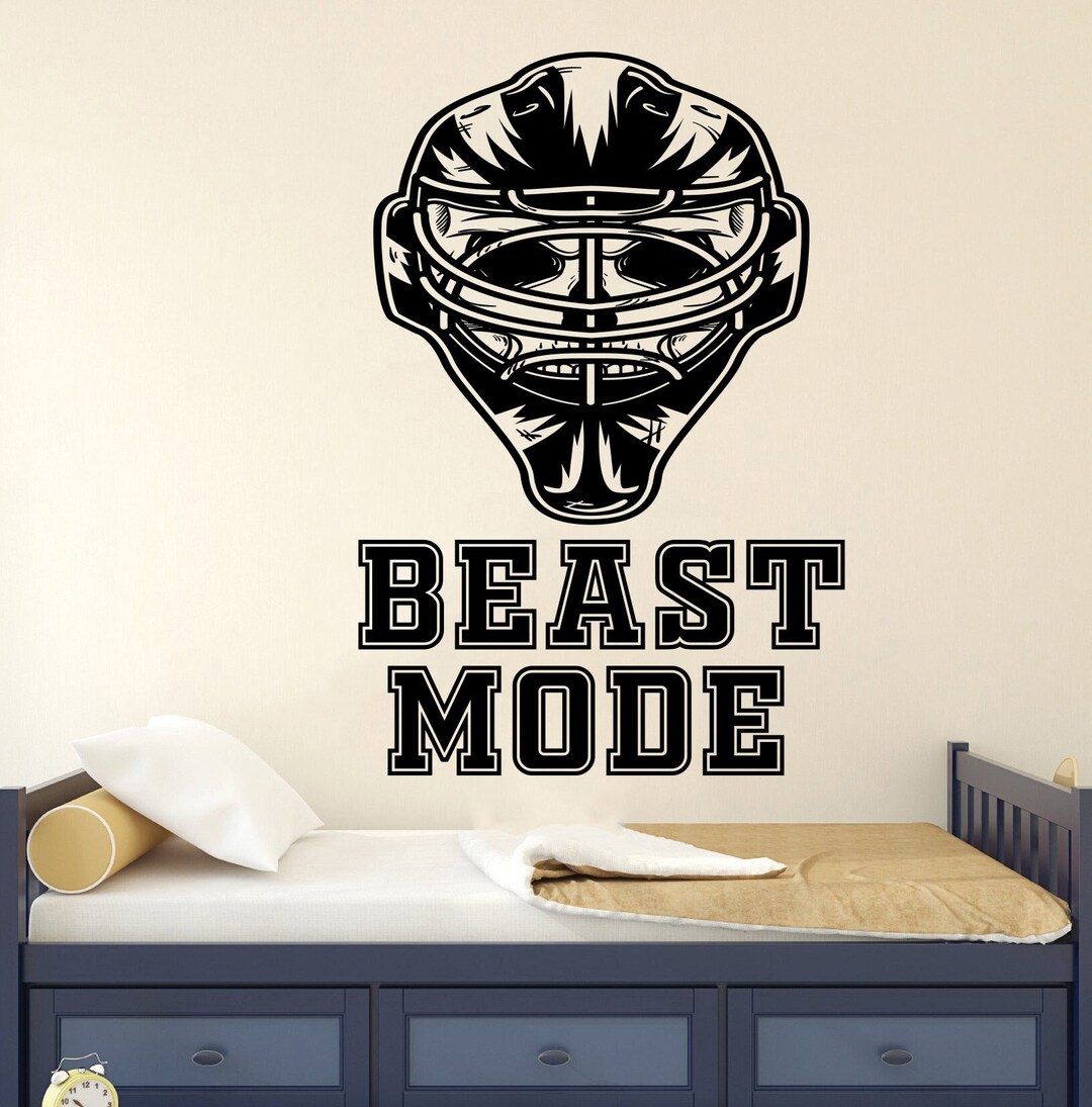 Hockey Quotes Wall Decal Sports Wall Decal Hockey Player Hockey Wall