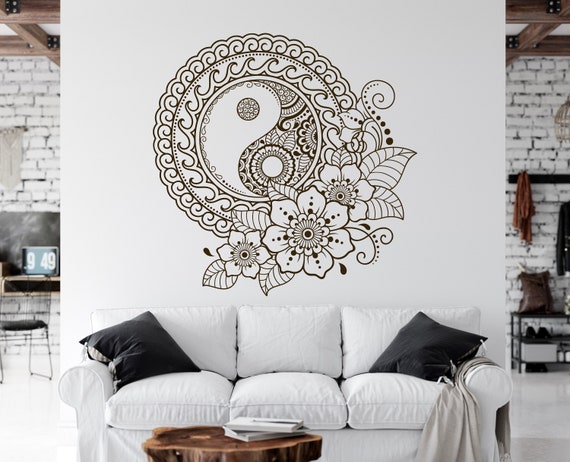 Sticker mural Mandala simple
