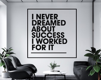 Motivational Quote Wall Decal,Office Wall Decal,Office Wall Art,Office Wall Decor,Office Wall Sticker,Vinyl Letter,Window Sticker OFI0005