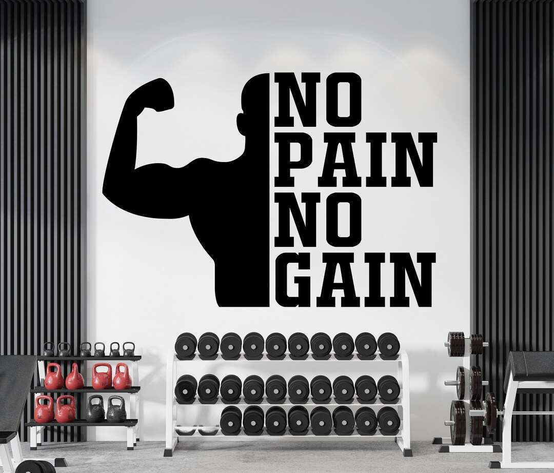 DXOAGXQ Motivational Gym Wall Art, Set de 4 Non Senegal