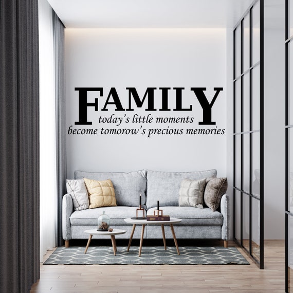 Quadro Da Parete Con Frase Sulla Famiglia In Stile Shabby Chic - Foto 2