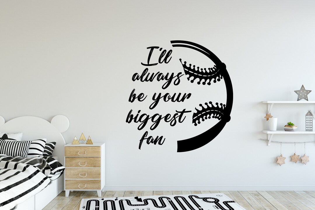 Baseball Player Wall Decal,baseball Lover Wall Sticker,baseball Wall ...
