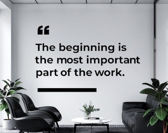 Motivational Quote Wall Decal,Office Wall Decal,Office Wall Art,Office Wall Decor,Office Wall Sticker,Vinyl Letter,Window Sticker OFI0007