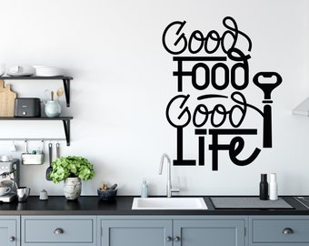 Kitchen Wall Decal Cooking Wall Decal Food Lover Decal Love Kitchen Decal Chef Decal Cooking Wall Decal Kichen Wall Art Food Wall Art CK0017