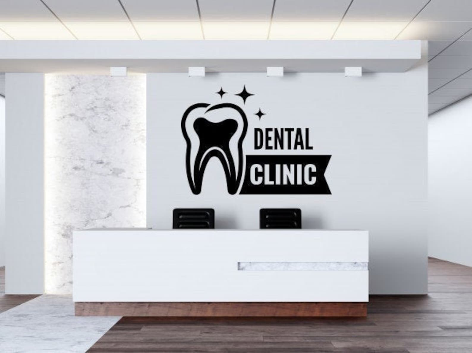 Dental Clinic Wall Decal Tooth Wall Decal Teeth Wall Sticker Etsy