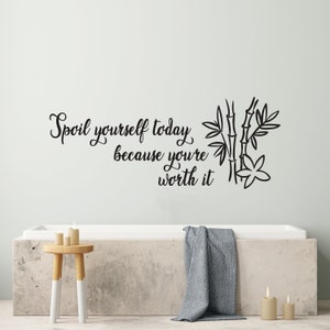 Wall Decals Spa Therapy  Beauty Decal Vinyl Sticker SPA Beauty Salon Art Home Decor Spa Art Wellness Wall Art  Spa Wall Sticker BT0139