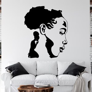 Landkarte Afrikanischer Wandaufkleber Afrika Wandaufkleber Afrika Wandtattoo Afrika Kontinent Wandaufkleber Arica Wand Kunst Vinyl Buchstabe Wohnkultur AFR0033