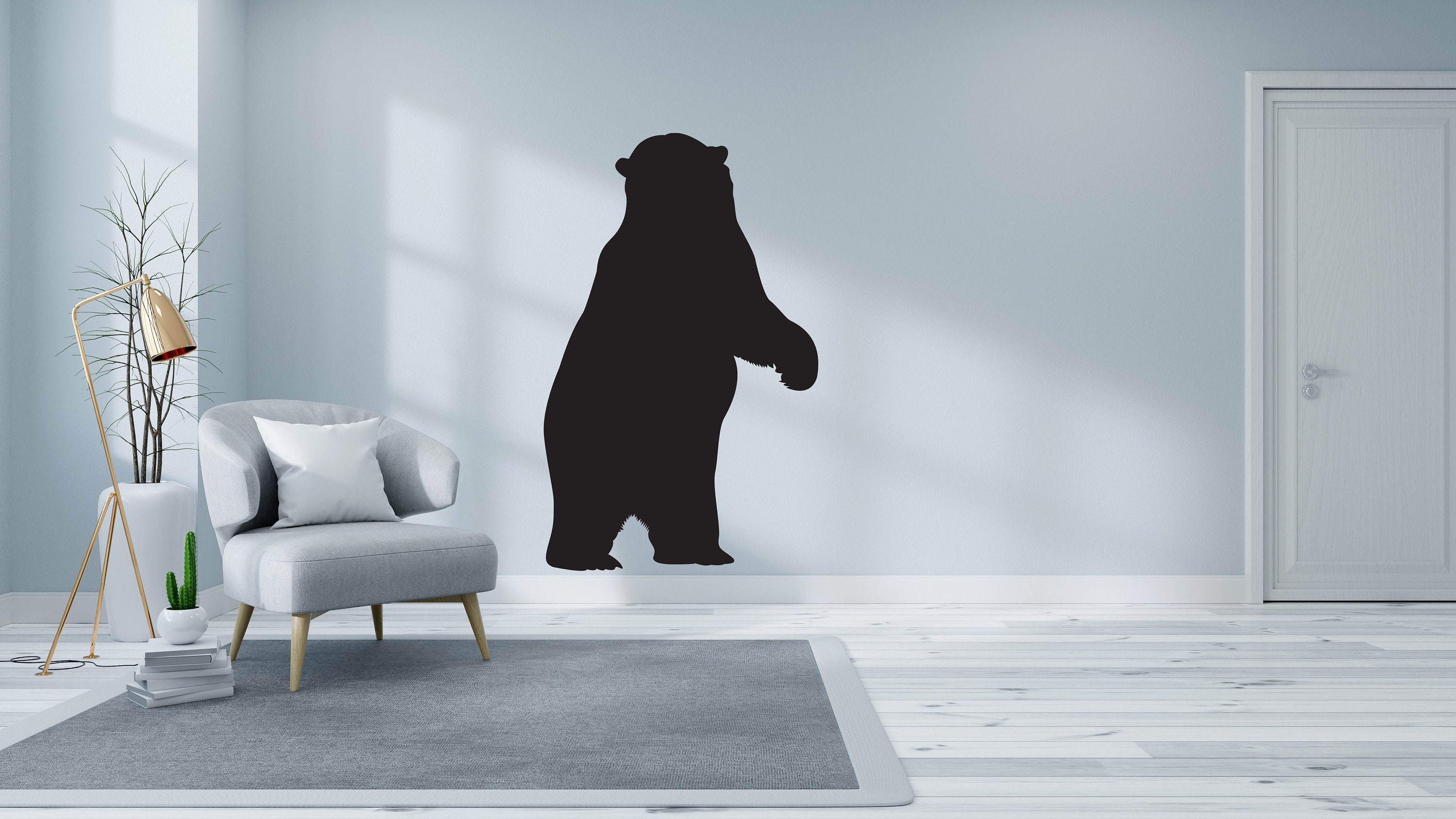 Bear Decal Animal Decal Amazing Decal Design Bear Wall Art Etsy