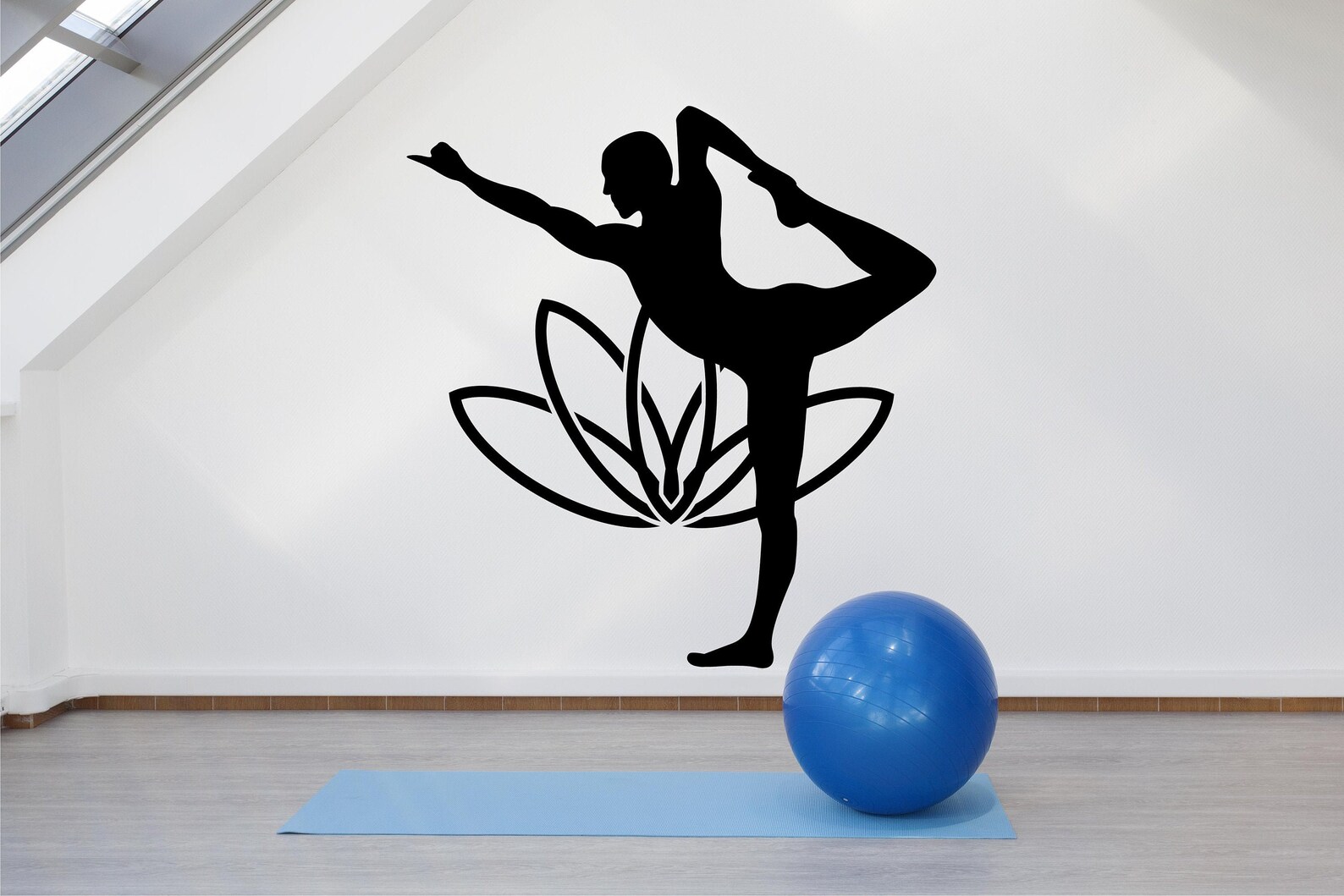 Yoga Decal Meditaton Decal Yoga Wall Art Yoga Decor Namaste Etsy UK
