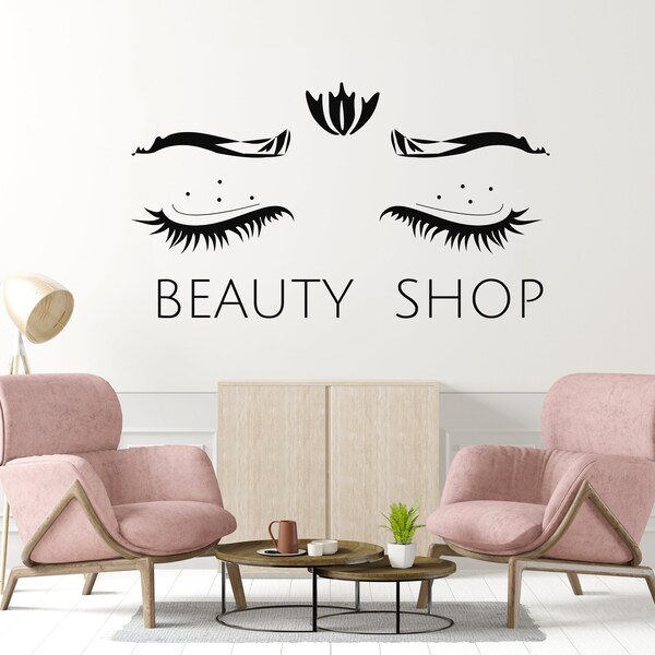 Salon Vinyl Decal Etsy