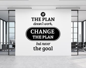 Office Wall Decal,Office Decal, Office Wall Art,Office Decor,Work Wall Decal, Office Wall Decor, Office Decals,Motivational Art OFC0060