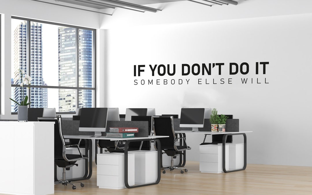 Office Wall Decal,office Decal, Office Wall Art,office Decor,work Wall ...