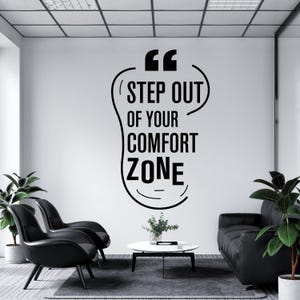 Vinilo decorativo con frase motivacional, vinilo decorativo para oficina, arte de pared para oficina, decoración de pared para oficina, adhesivo para pared de oficina, letra de vinilo, adhesivo para ventana OFI0012
