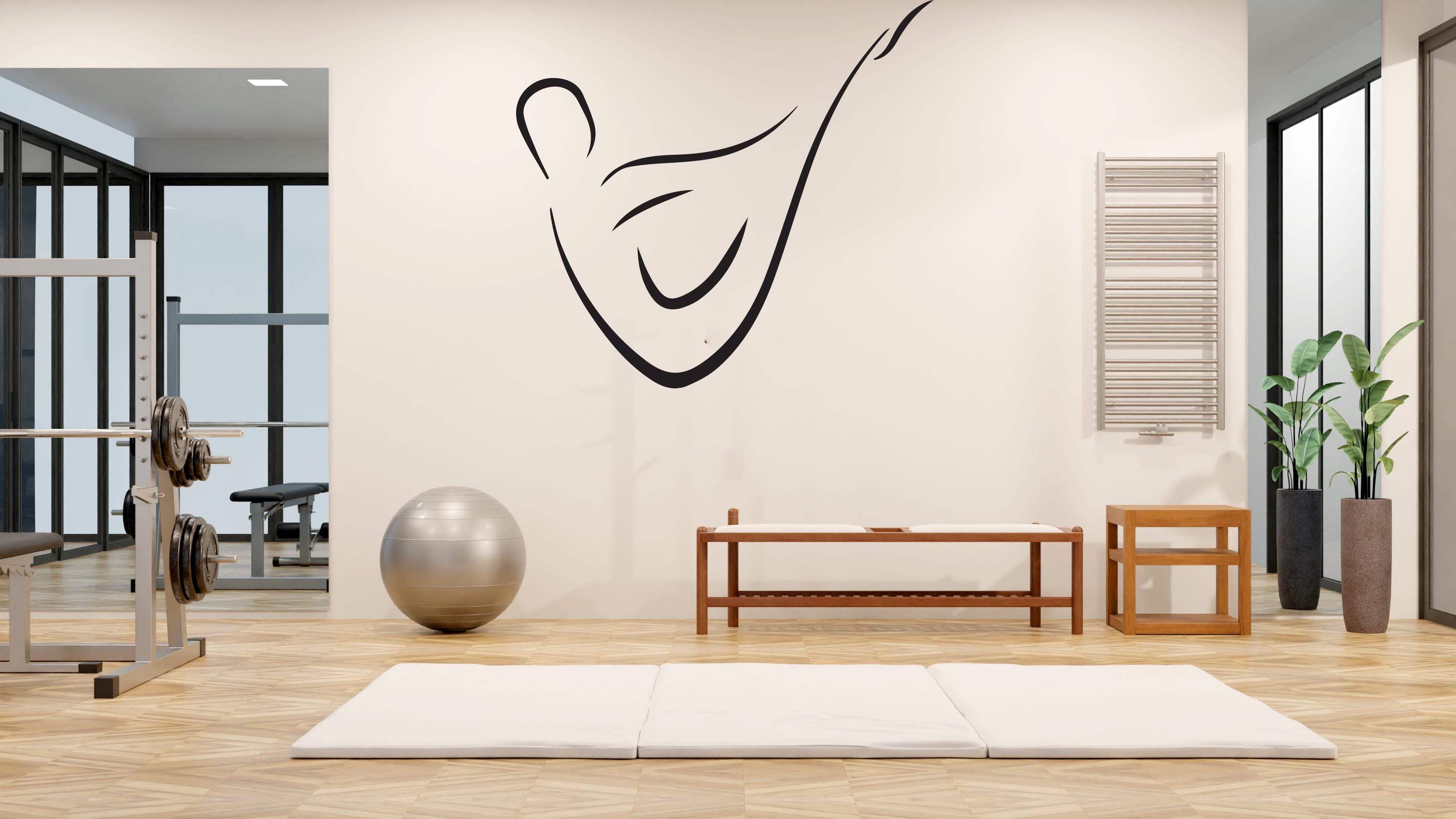 Tapiz Inspirador Armonía Yoga – Frase Motivadora Para Tu Pared, 47″ X 14″ 🧘‍♀️✨