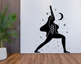Yoga Decal Meditaton Decal Yoga Wall Art Yoga Decor Namaste Sticker Wall Decor Yoga Motivation Decal StickerNamaste Vinyl Decal YGG0001