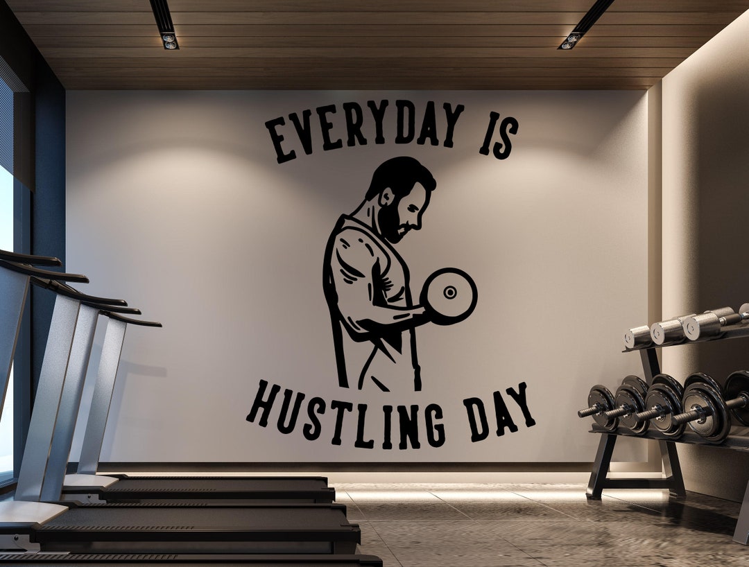 Gym Wall Decal Gym Wall Decor Sport Motivatie Workout Wall Art Fitness Motivatie Wall Decal Gym Wall Art Gym Lover Wall Decal GY0224 Etsy Nederland