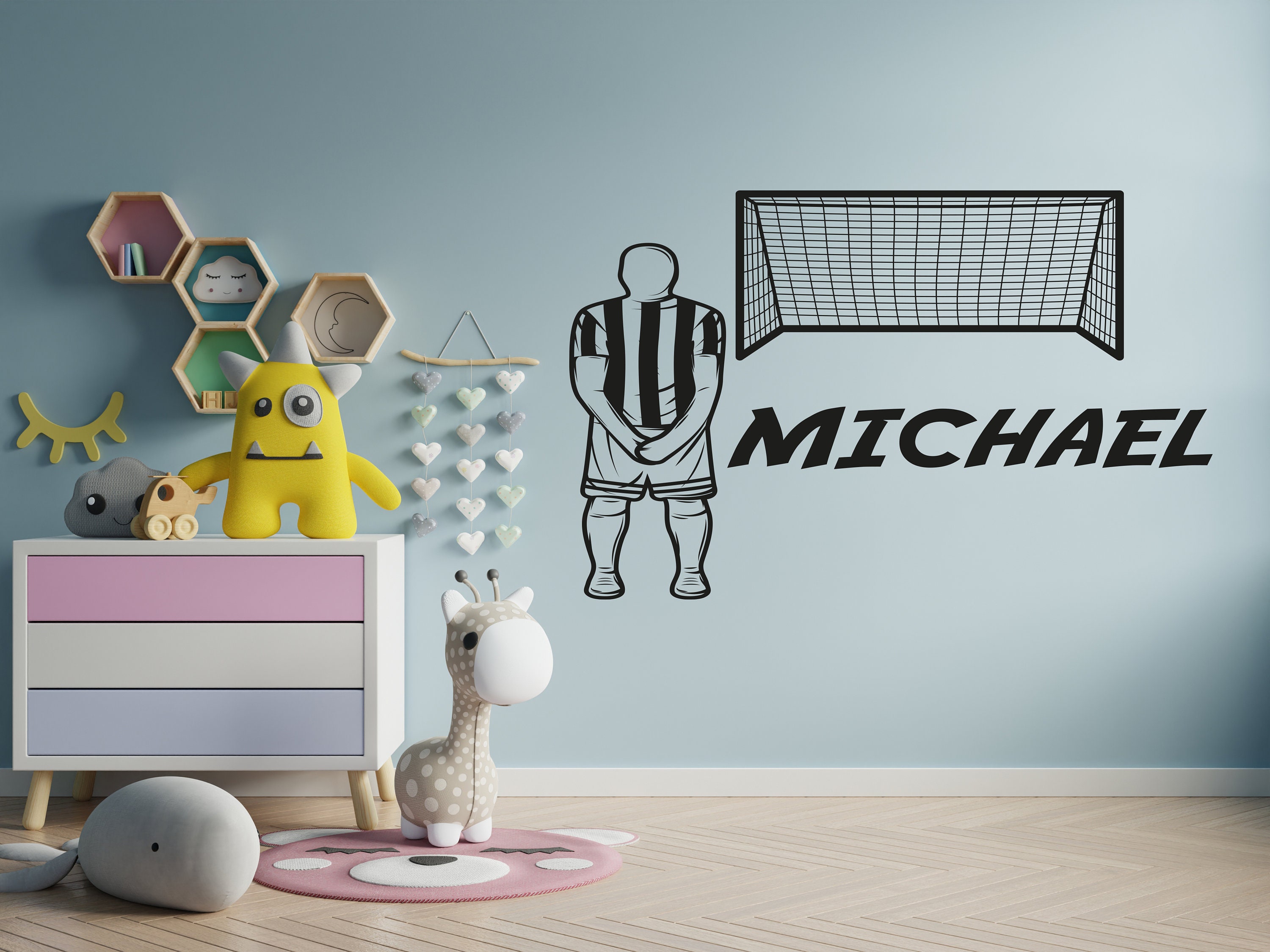 Personalized Wall Decal Boy Name Wall Decal Nursery Wall Decal Etsy