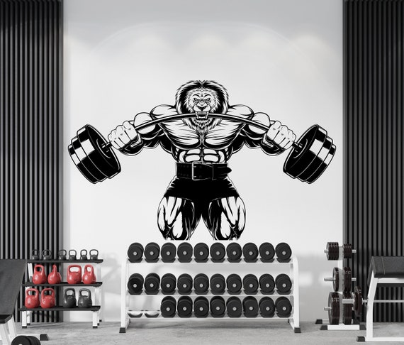 Wall art cheap for gym