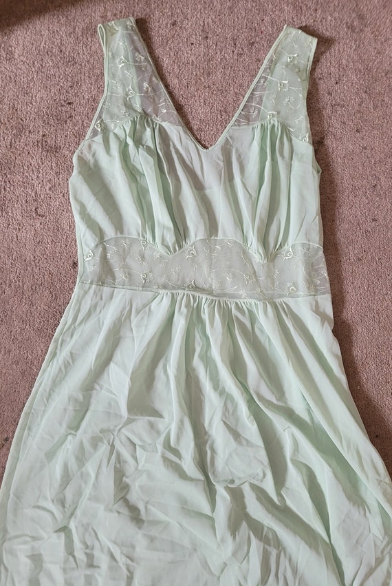 Vintage Luxite by Kayser Sheer Nightgown - image 3