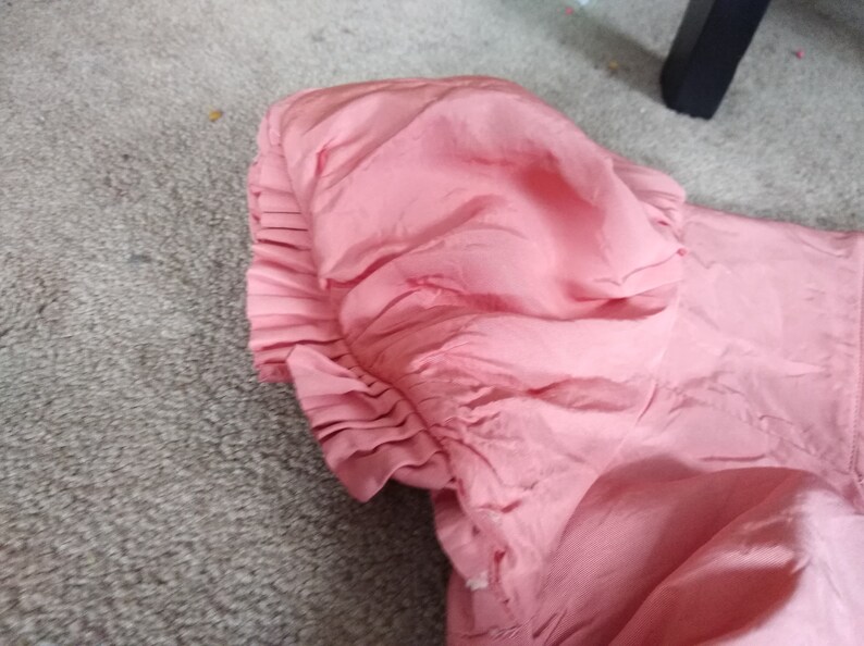 Vintage 1970s Pink Bride/'s Maid Dress