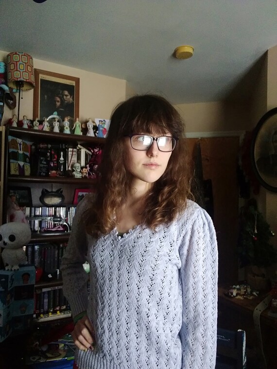 Vintage 1950s Lavender R&K Originals Sweater