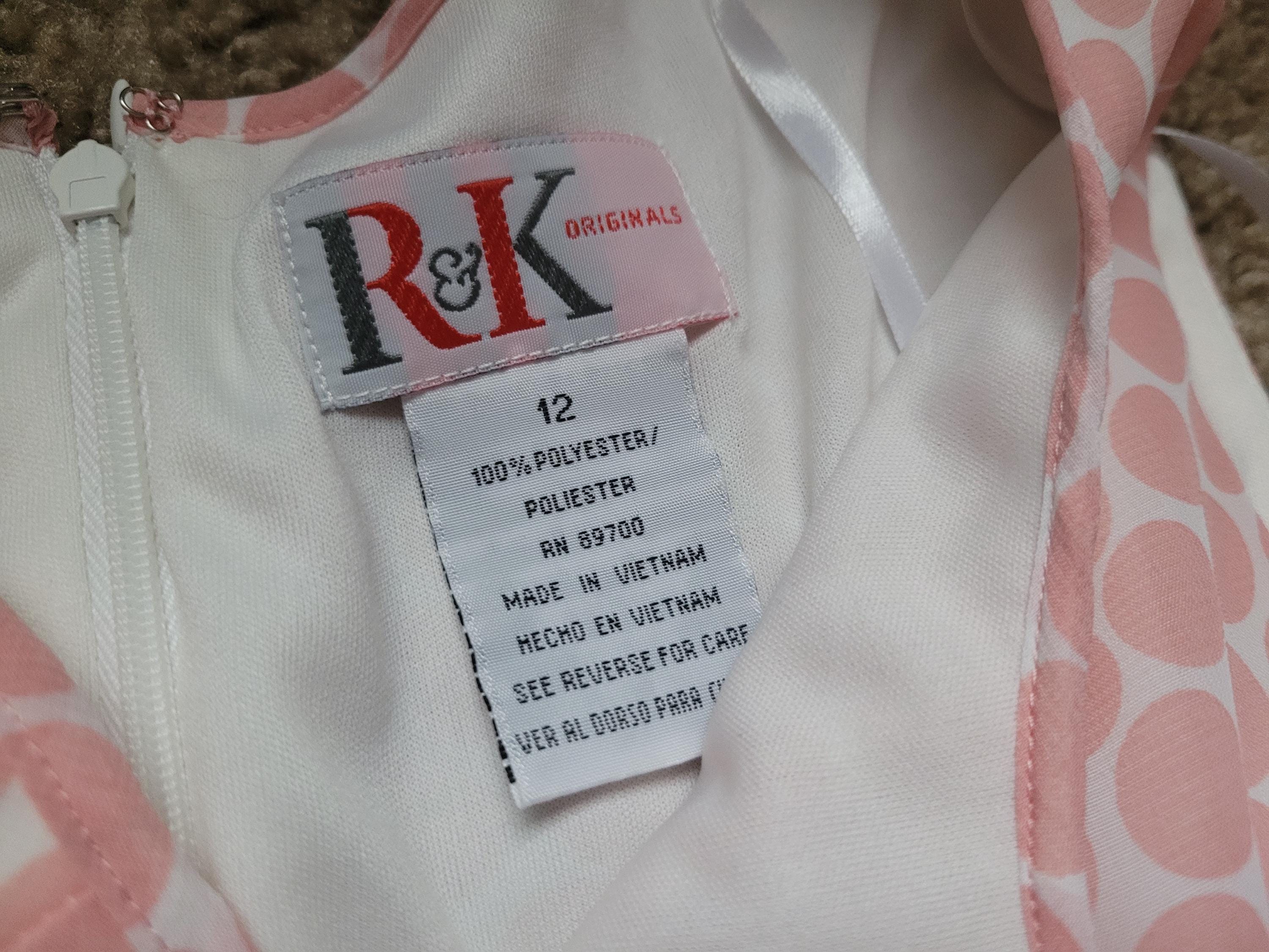 Vintage R&K Originals Pink Polka Dot Dress - Etsy Canada