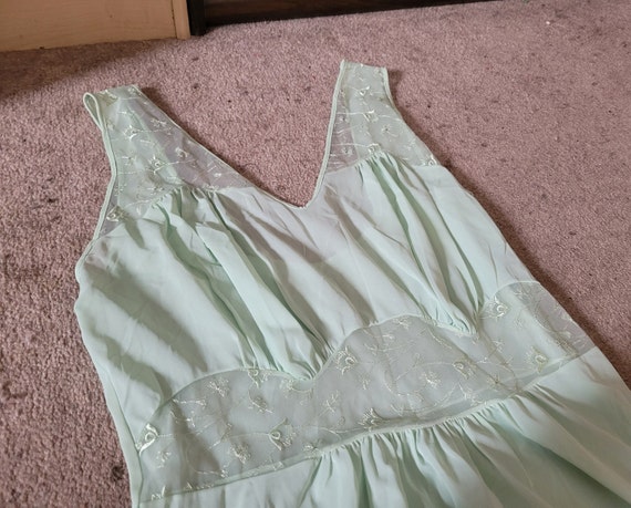 Vintage Luxite by Kayser Sheer Nightgown - image 4