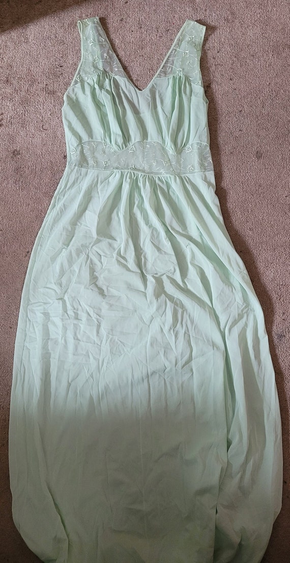 Vintage Luxite by Kayser Sheer Nightgown - image 2