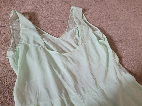 Vintage Luxite by Kayser Sheer Nightgown - image 5