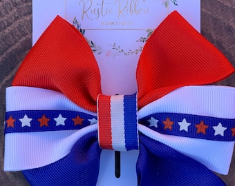 Stars and Stripes Hair Bow